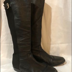 Coach black tall boots Sz 9.5